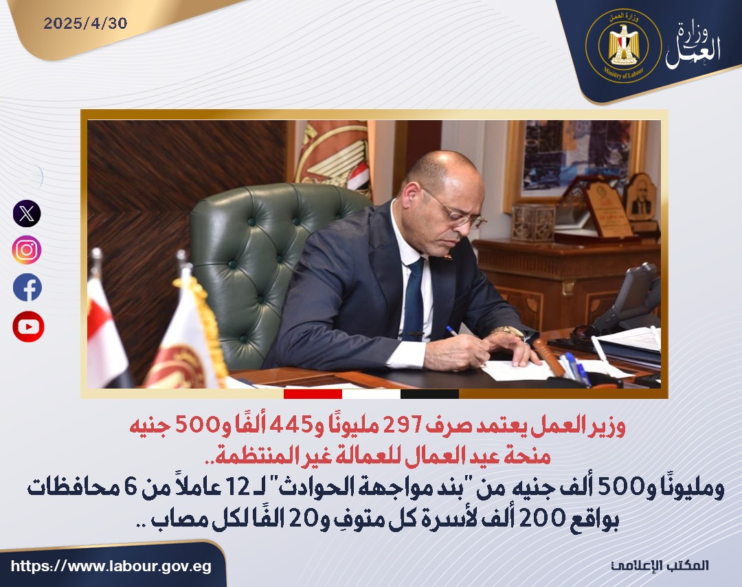 وزير القوى العامله 